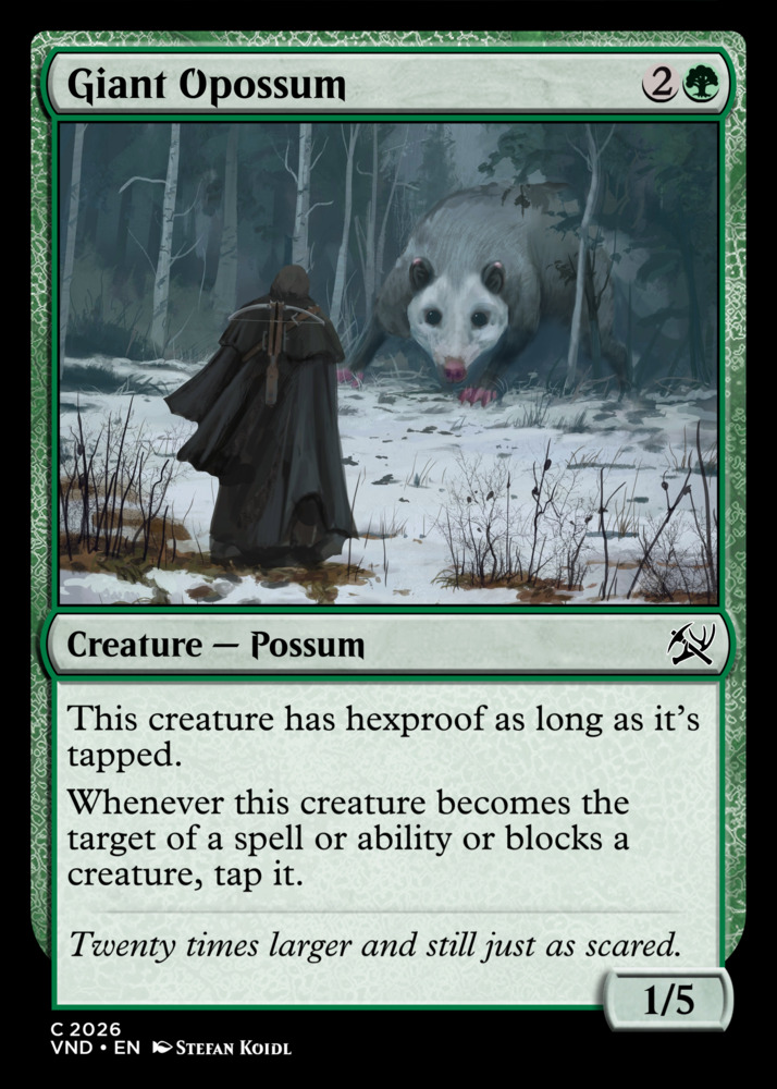 Giant Opossum